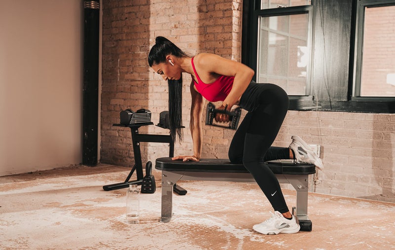 PowerBlock Large Compact Stand, Dumbbell Rack & Weight Rack, Folds Flat for Easy Storage, Use Expandable Dumbbells, Home Gym Strength Training - Image 2